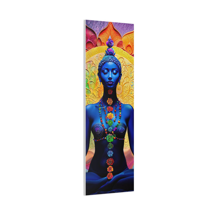 Cosmic Meditation Bloom - Matte Canvas Print 1.25" - Canvas - g(0D·IO) - 36" x 36" - 1.25" -