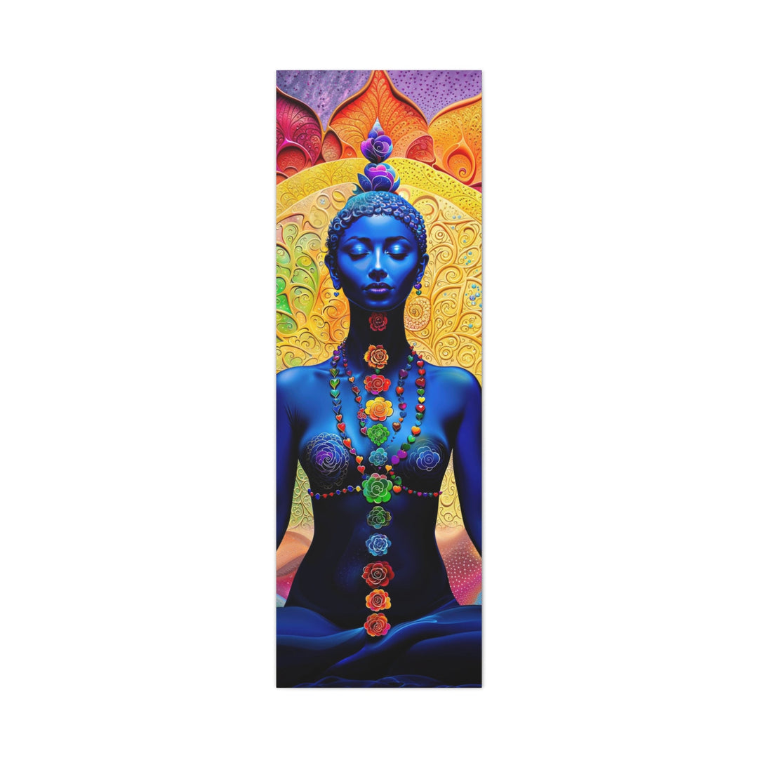 Cosmic Meditation Bloom - Matte Canvas Print 1.25" - Canvas - g(0D·IO) - 20" x 60" (Vertical) - 1.25" -