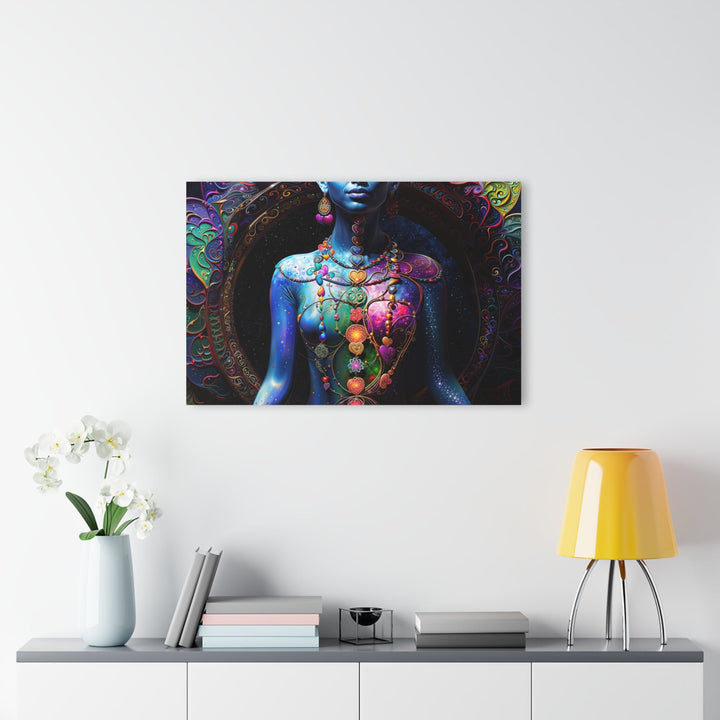Cosmic Meditation Blossom - Acrylic Prints (French Cleat Hanging) - Home Decor - g(0D·IO) - 24" x 36" (Vertical) - 0.25'' -