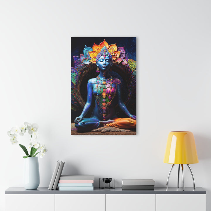Cosmic Meditation Blossom - Acrylic Prints (French Cleat Hanging) - Home Decor - g(0D·IO) - 24" x 36" (Vertical) - 0.25'' -