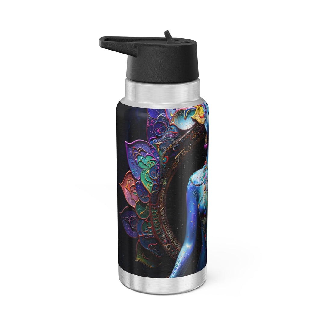 Cosmic Meditation Blossom - Gator Tumbler 32oz - Mug - g(0D·IO) - Silver - 32oz -