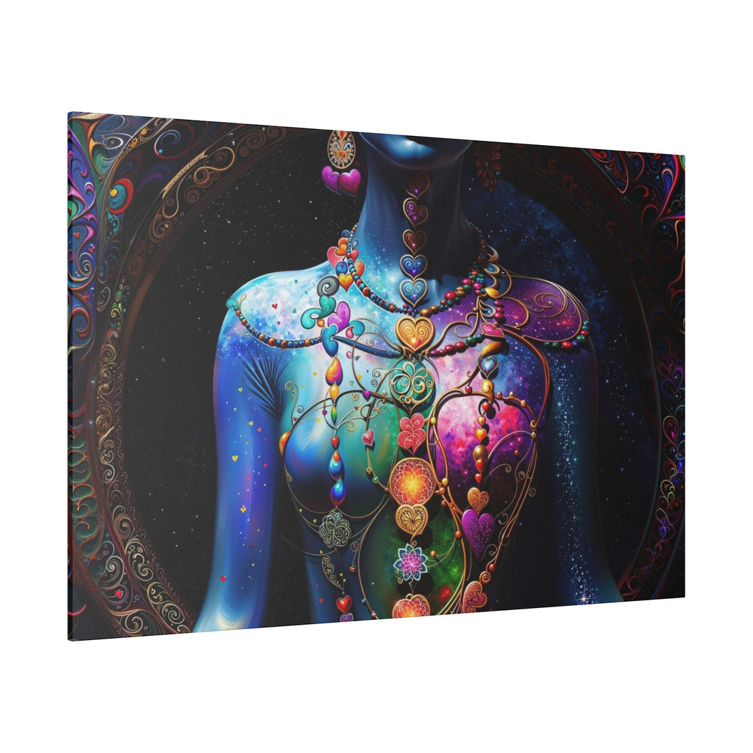 Cosmic Meditation Blossom - Matte Canvas - Canvas - g(0D·IO) - 32" x 32" (Square) - 0.75'' -