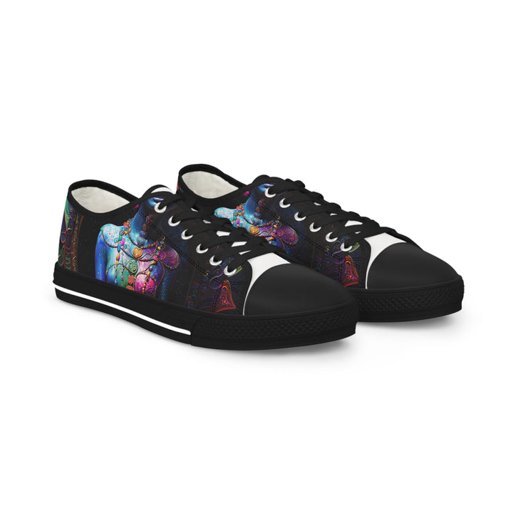 Cosmic Meditation Blossom - Men's Lowtop Sneakers - Shoes - g(0D·IO) - US 5 - Black sole -