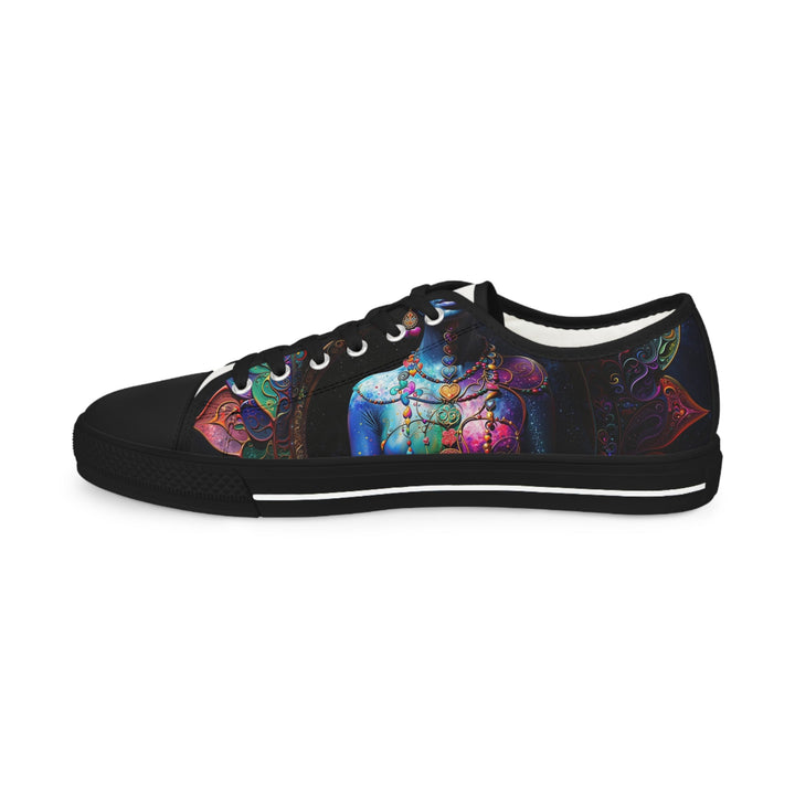 Cosmic Meditation Blossom - Men's Lowtop Sneakers - Shoes - g(0D·IO) - US 5 - Black sole -