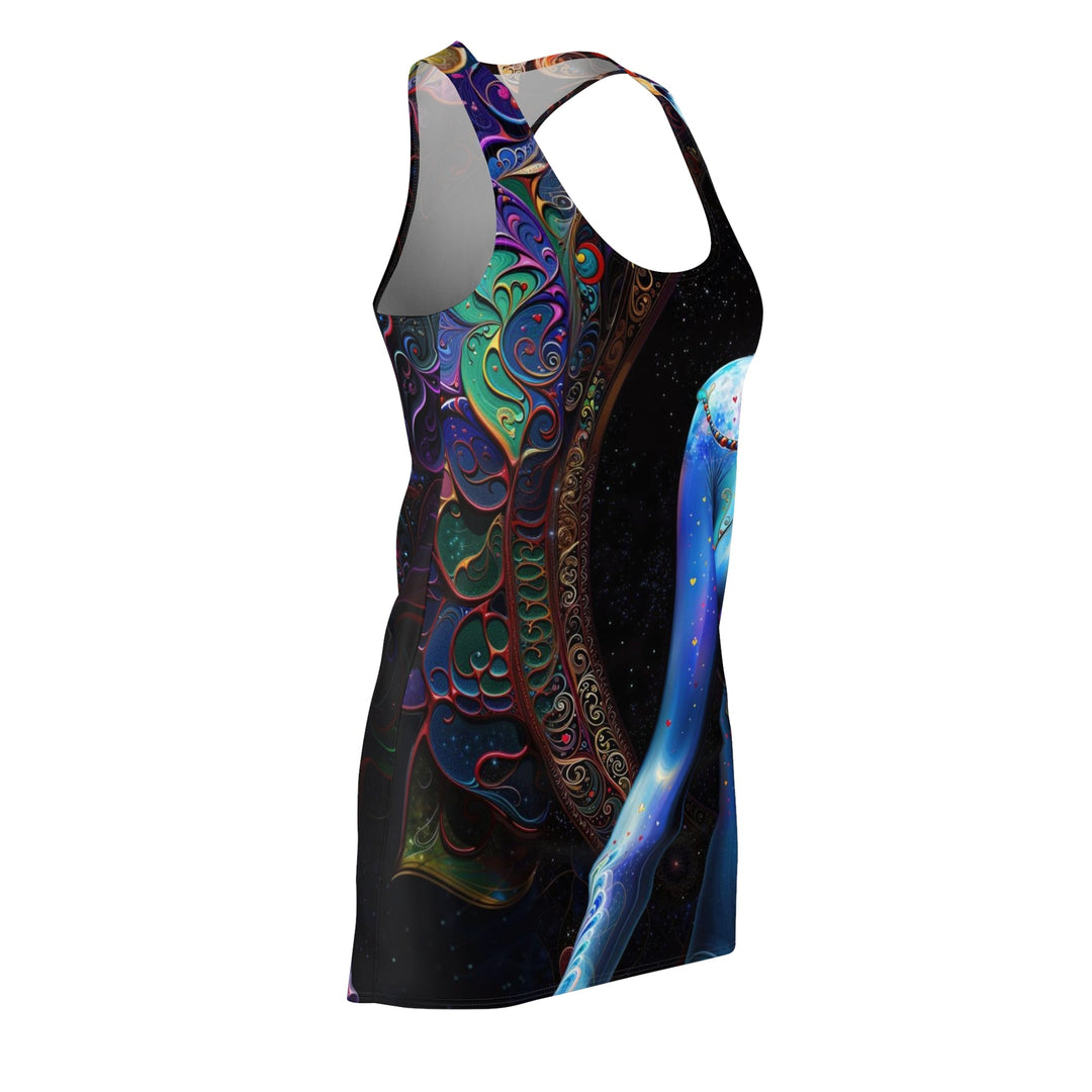 Cosmic Meditation Blossom - Racerback Dress - All Over Prints - g(0D·IO) - XS - -