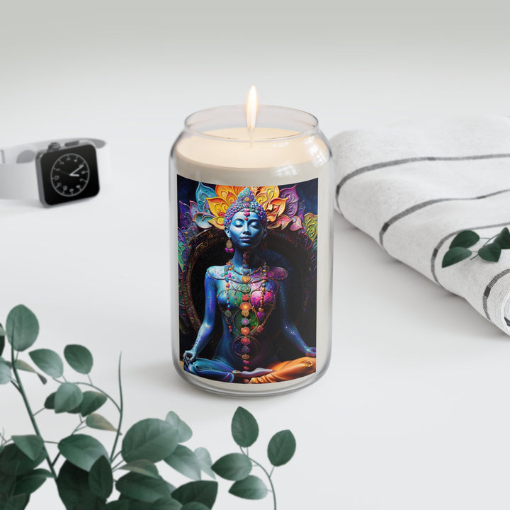 Cosmic Meditation Blossom - Scented Candle - Home Decor - g(0D·IO) - Vanilla Bean - 13.75oz -