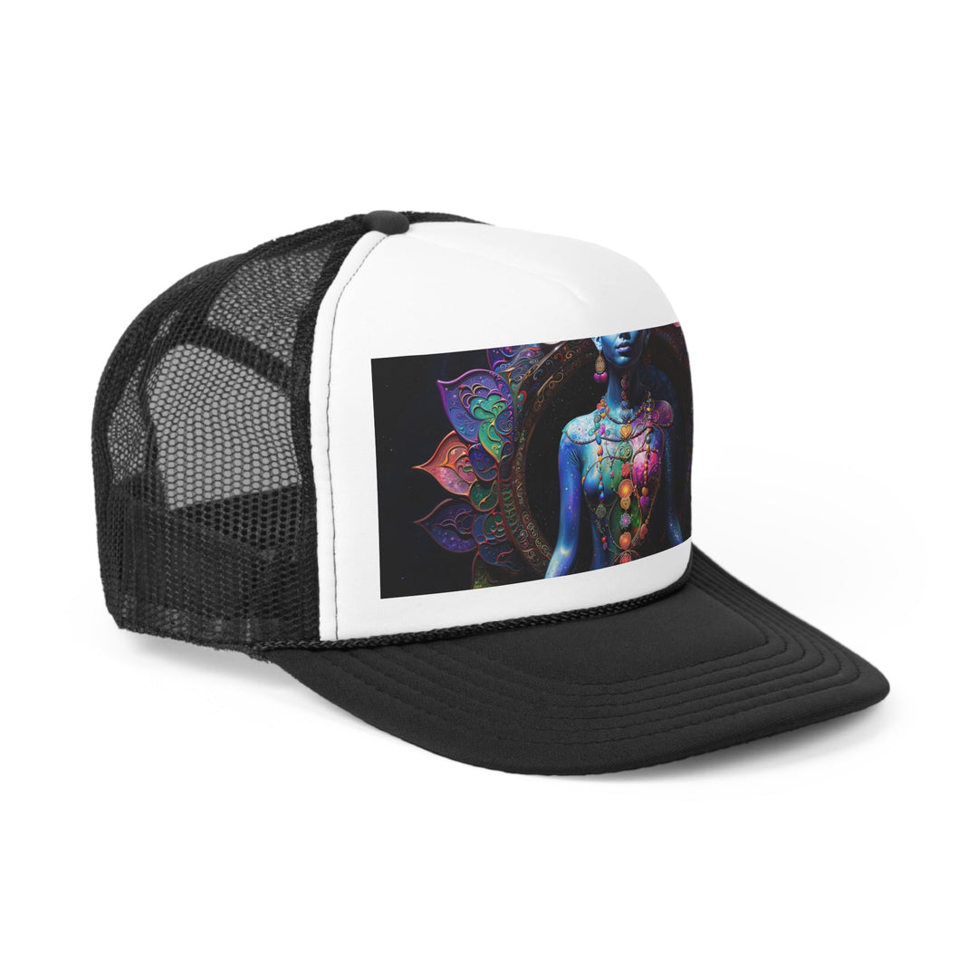 Cosmic Meditation Blossom - Trucker Hat - Hats - g(0D·IO) - Pink - One size -