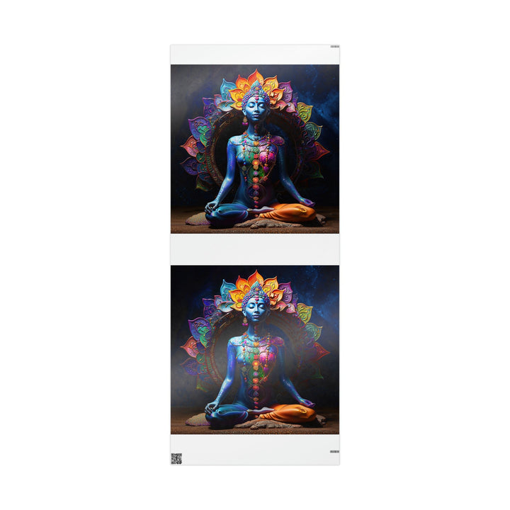 Cosmic Meditation Blossom - Wrapping Paper - Home Decor - g(0D·IO) - 30'' x 72'' - Glossy -