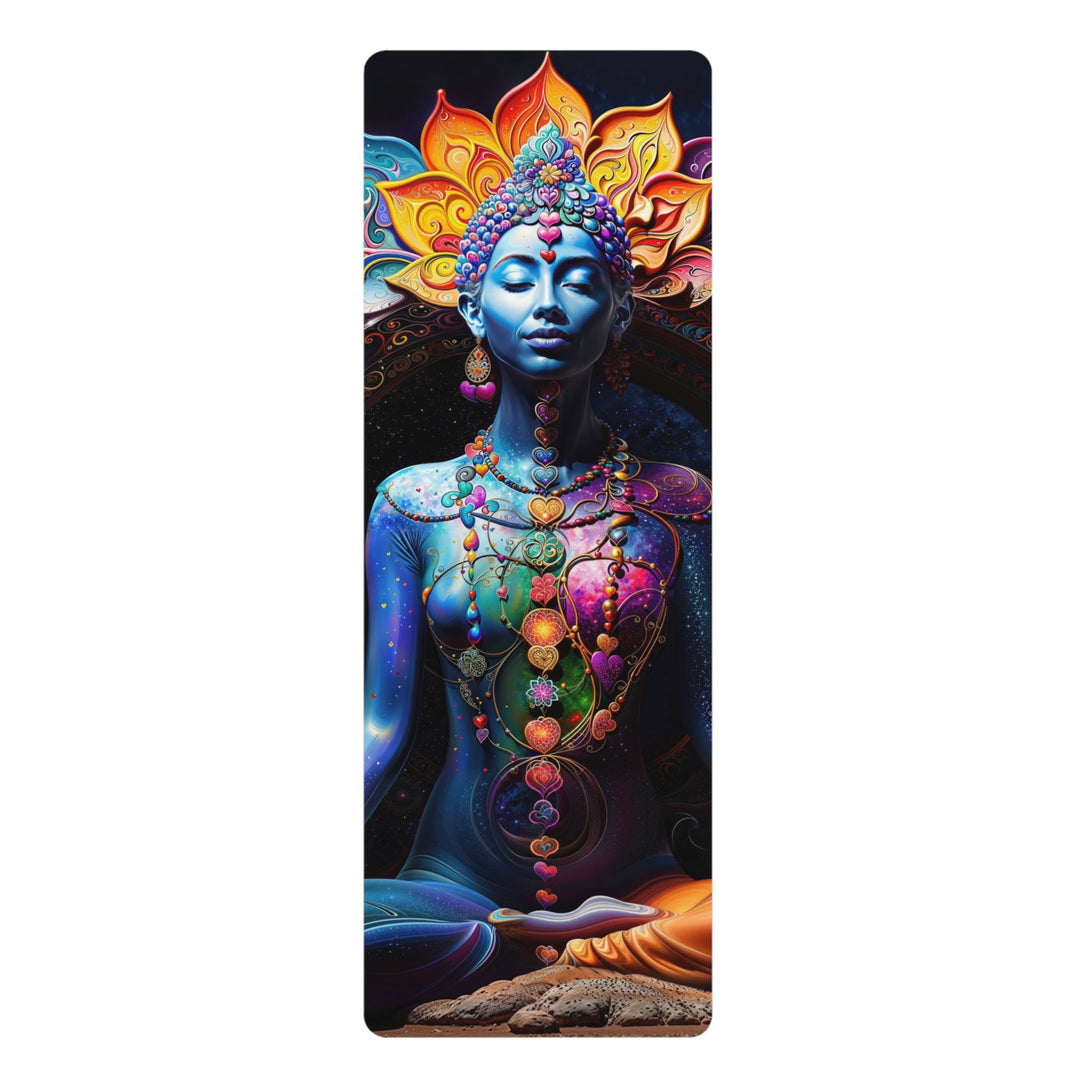 Cosmic Meditation Blossom - Yoga Mat - Home Decor - g(0D·IO) - 24” x 68” - -