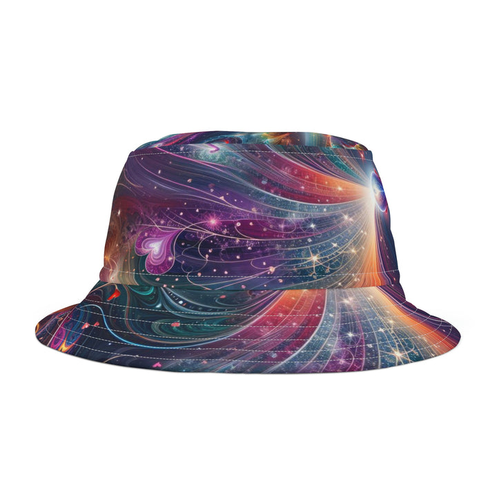 Cosmic Meditation Essence - Bucket Hat - Hats - g(0D·IO) - Large - White stitching -