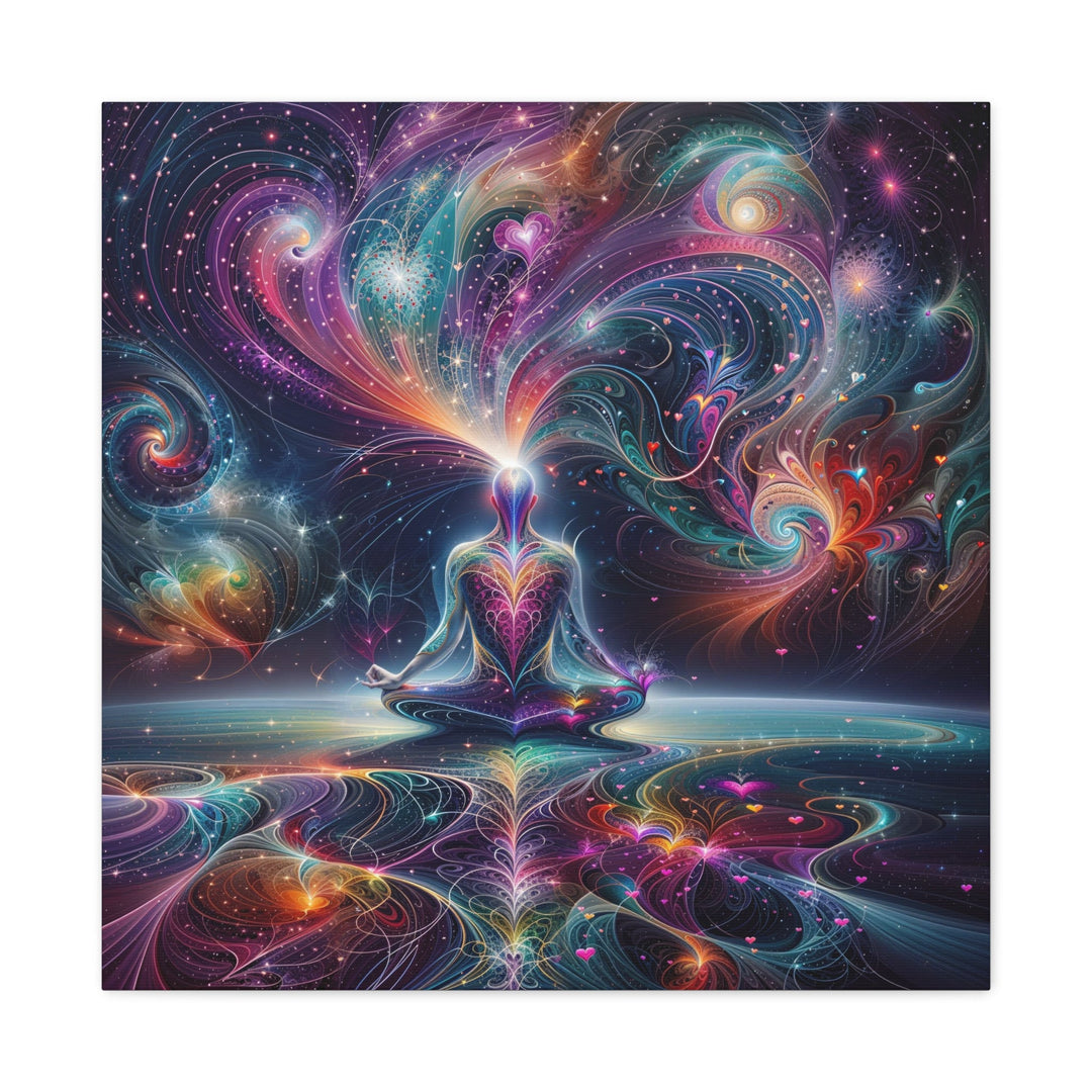 Cosmic Meditation Essence - Matte Canvas Print 1.25" - Canvas - g(0D·IO) - 24″ x 24″ - 1.25" -