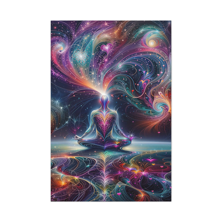 Cosmic Meditation Essence - Matte Canvas Print 1.25" - Canvas - g(0D·IO) - 32″ x 48″ (Vertical) - 1.25" -