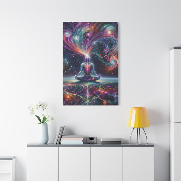 Cosmic Meditation Essence - Matte Canvas Print 1.25" - Canvas - g(0D·IO) - 36" x 36" - 1.25" -