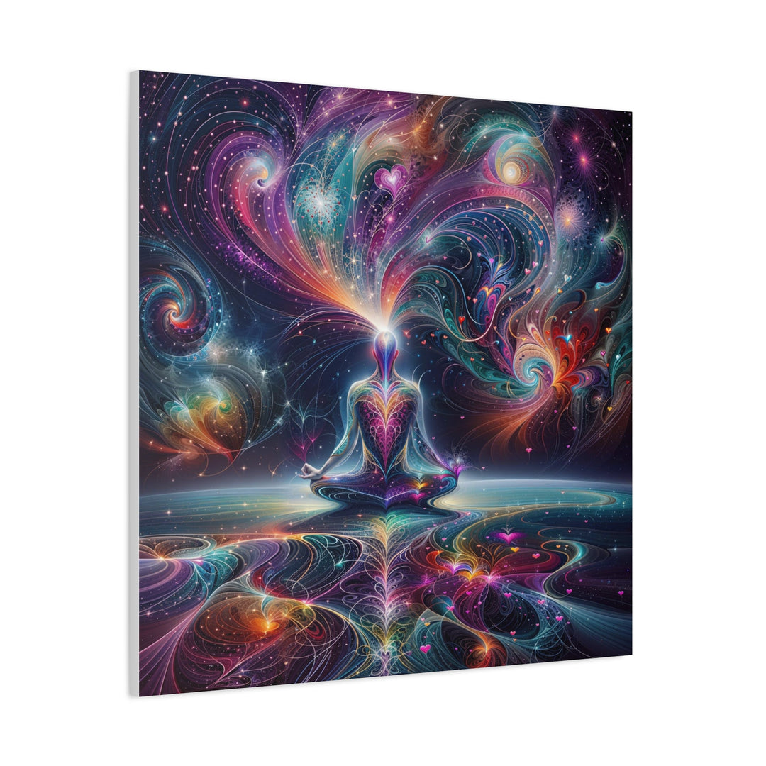 Cosmic Meditation Essence - Matte Canvas Print 1.25" - Canvas - g(0D·IO) - 36" x 36" - 1.25" -