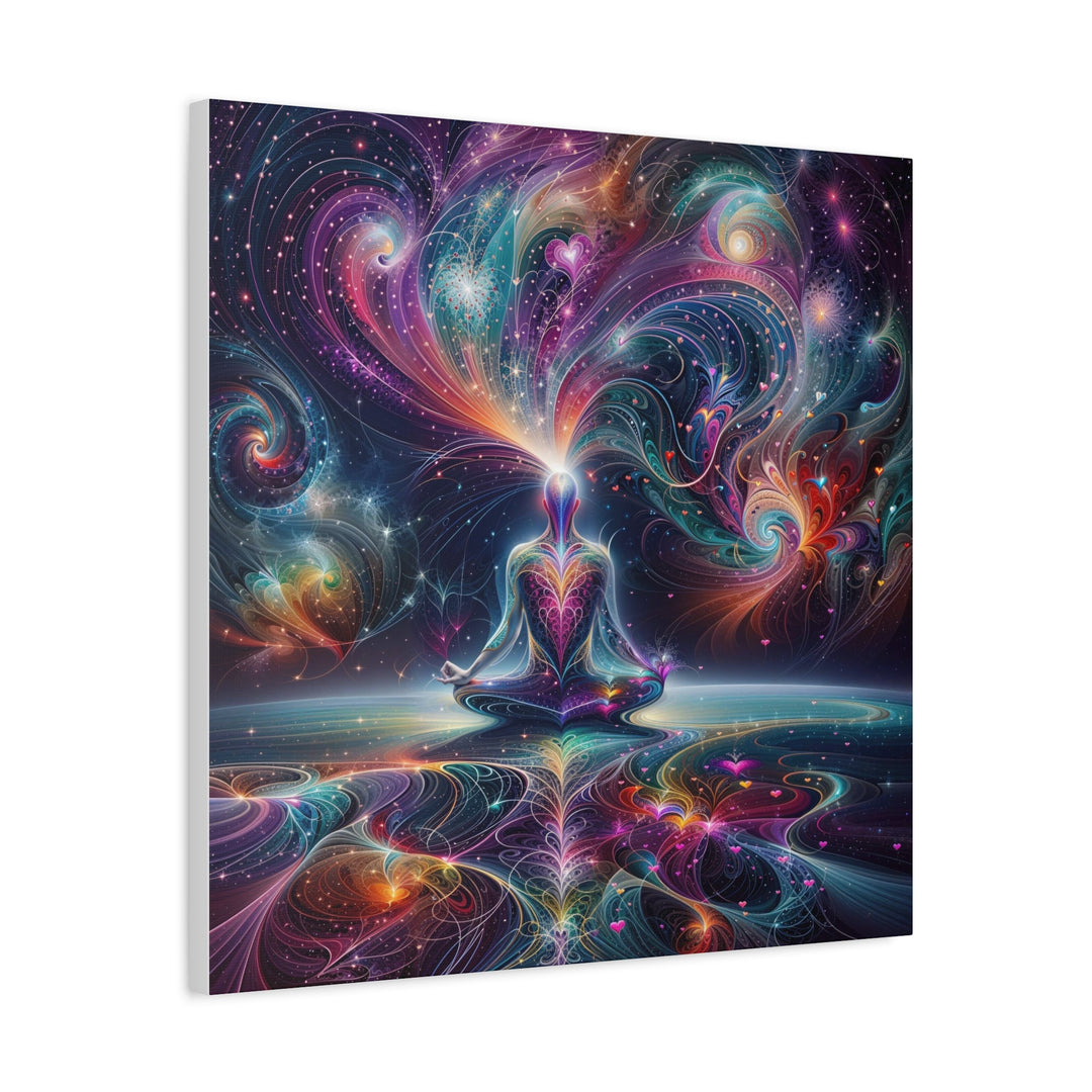 Cosmic Meditation Essence - Matte Canvas Print 1.25" - Canvas - g(0D·IO) - 36" x 36" - 1.25" -