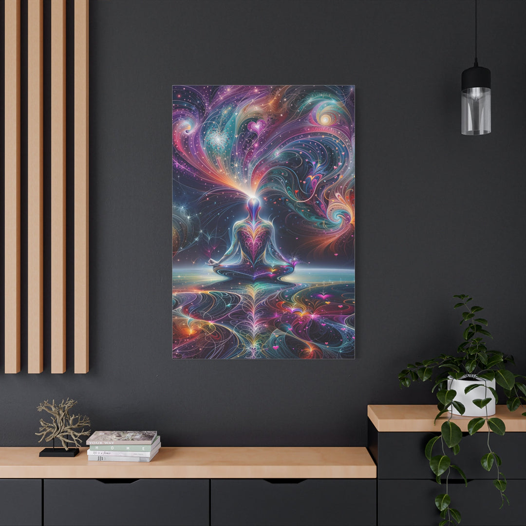 Cosmic Meditation Essence - Matte Canvas Print 1.25" - Canvas - g(0D·IO) - 36" x 36" - 1.25" -