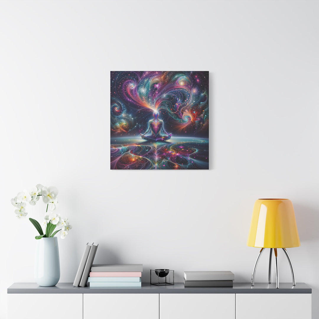 Cosmic Meditation Essence - Matte Canvas Print 1.25" - Canvas - g(0D·IO) - 36" x 36" - 1.25" -