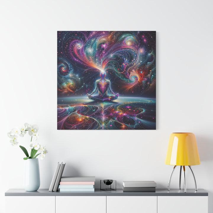 Cosmic Meditation Essence - Matte Canvas Print 1.25" - Canvas - g(0D·IO) - 36" x 36" - 1.25" -