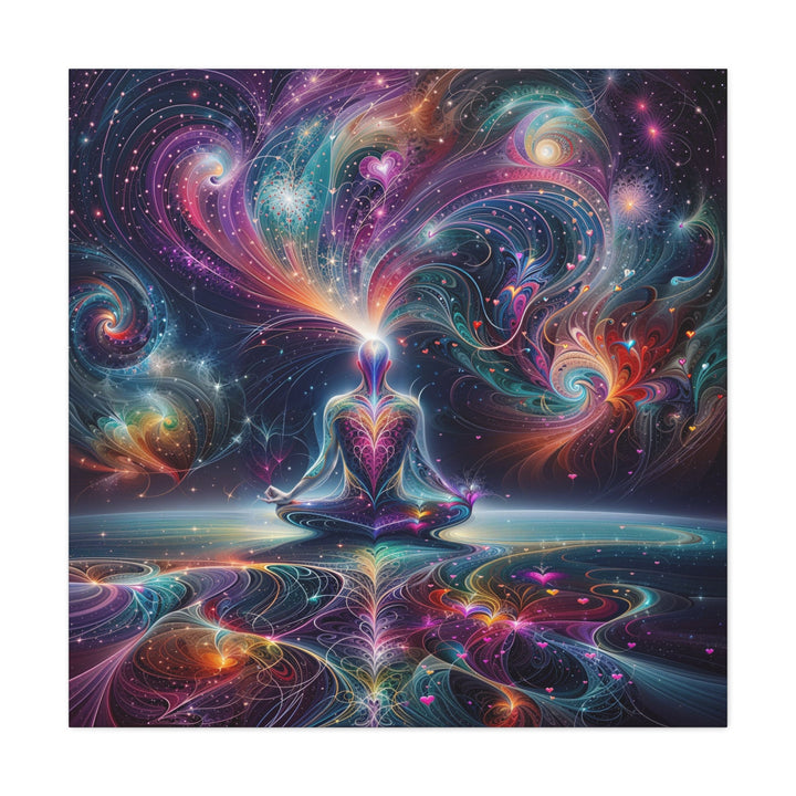 Cosmic Meditation Essence - Matte Canvas Print 1.25" - Canvas - g(0D·IO) - 36" x 36" - 1.25" -