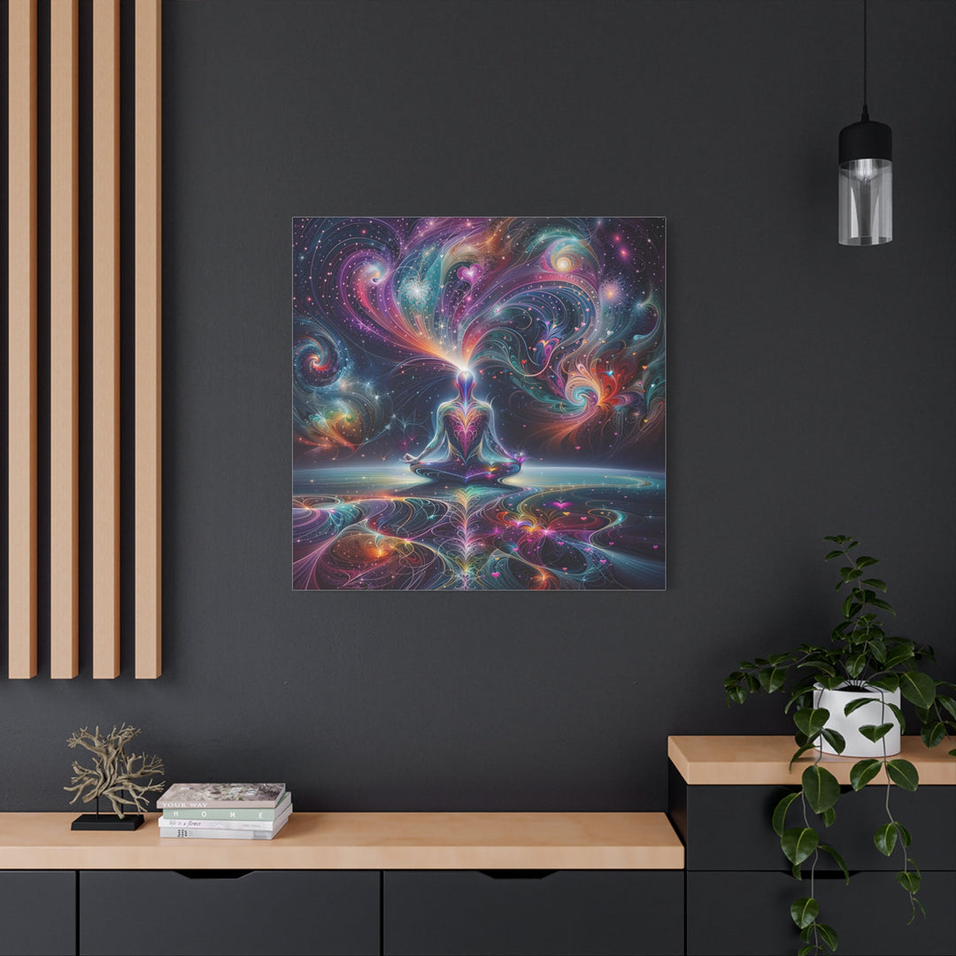 Cosmic Meditation Essence - Matte Canvas Print 1.25" - Canvas - g(0D·IO) - 36" x 36" - 1.25" -