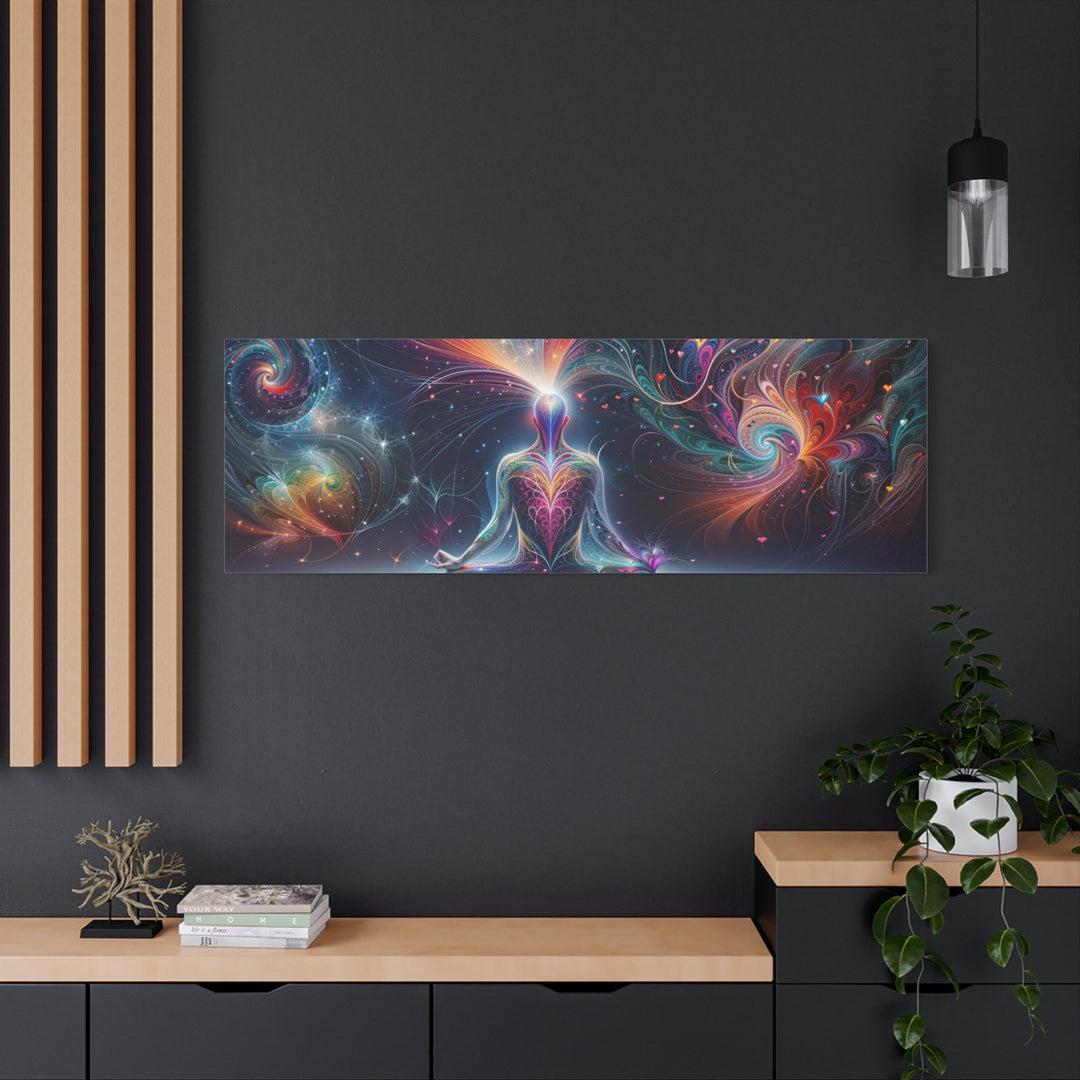 Cosmic Meditation Essence - Matte Canvas Print 1.25" - Canvas - g(0D·IO) - 36" x 36" - 1.25" -