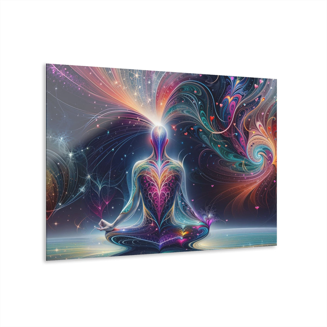 Cosmic Meditation Harmony - Acrylic Prints (French Cleat Hanging) - Home Decor - g(0D·IO) - 36" x 24" (Horizontal) - 0.25'' -