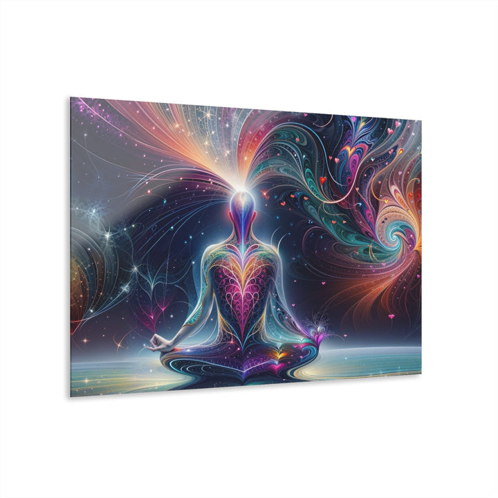 Cosmic Meditation Harmony - Acrylic Prints (French Cleat Hanging) - Home Decor - g(0D·IO) - 36" x 24" (Horizontal) - 0.25'' -
