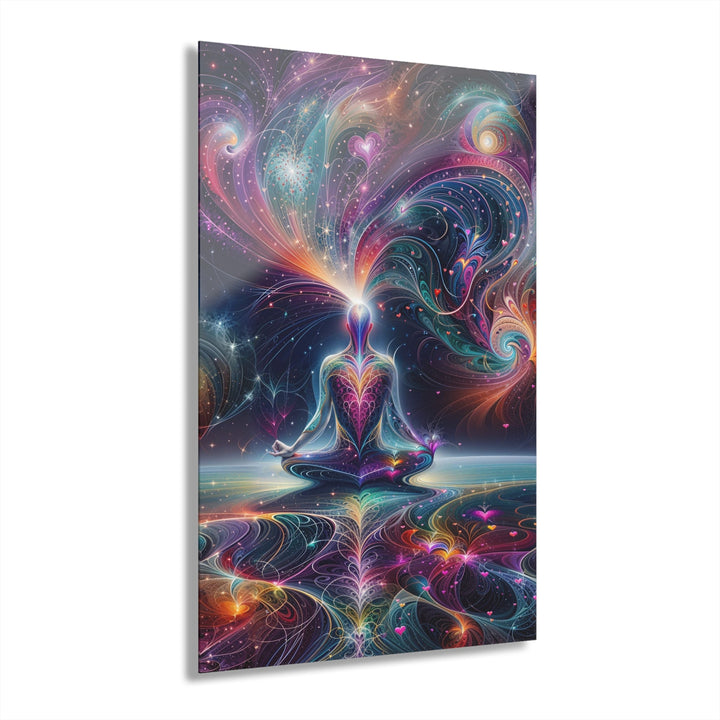 Cosmic Meditation Harmony - Acrylic Prints (French Cleat Hanging) - Home Decor - g(0D·IO) - 24" x 36" (Vertical) - 0.25'' -