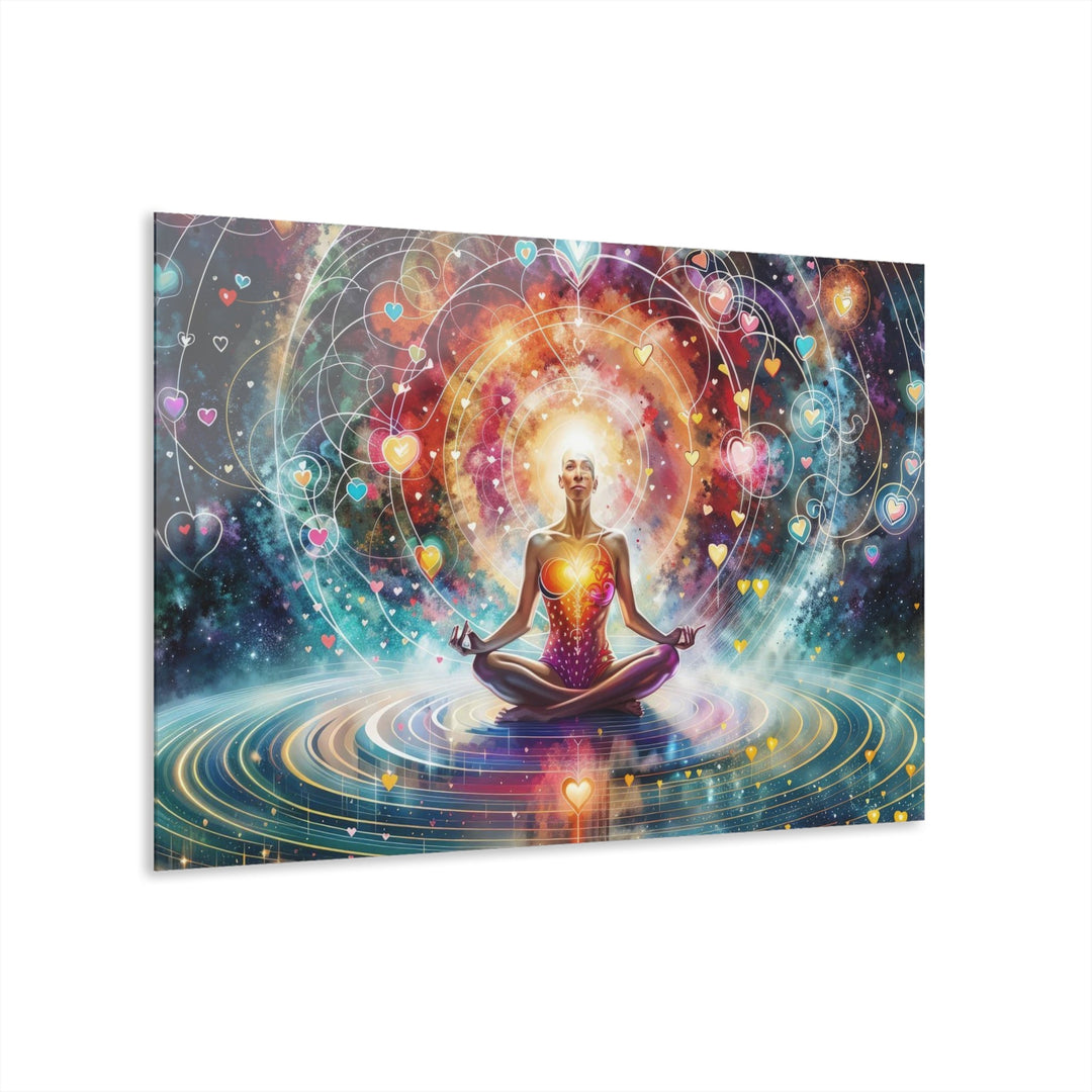 Cosmic Meditation Harmony - Acrylic Prints (French Cleat Hanging) - Home Decor - g(0D·IO) - 36" x 24" (Horizontal) - 0.25'' -