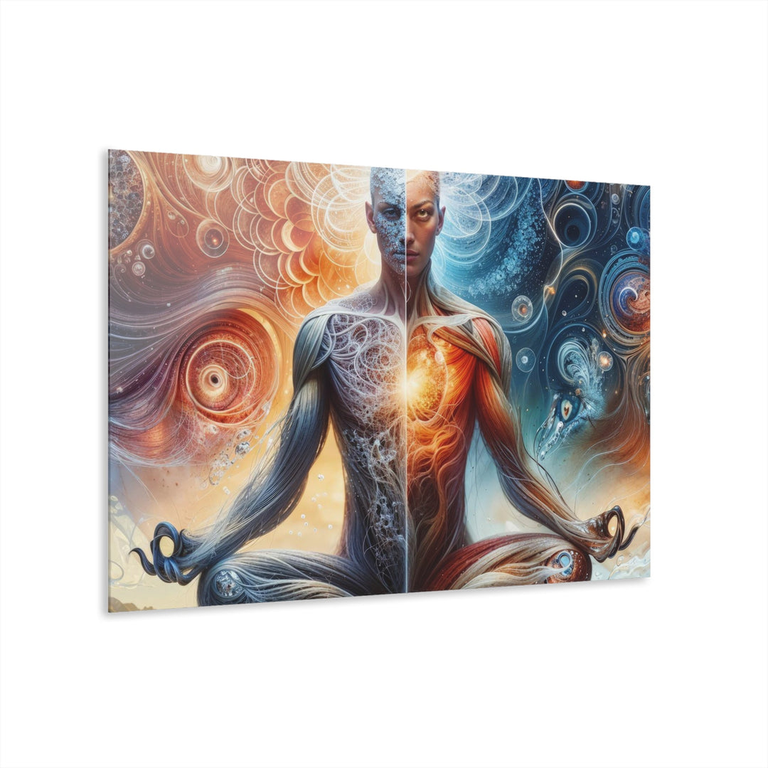 Cosmic Meditation Harmony - Acrylic Prints (French Cleat Hanging) - Home Decor - g(0D·IO) - 36" x 24" (Horizontal) - 0.25'' -