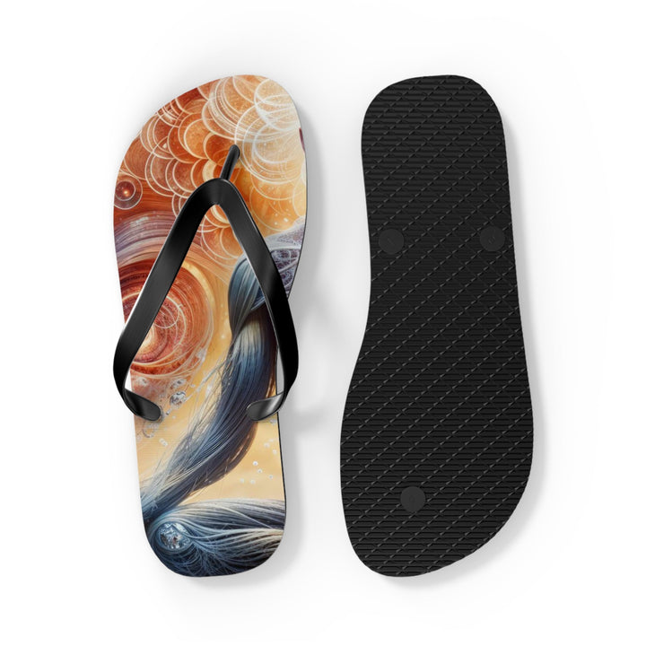 Cosmic Meditation Harmony - Flip Flops - Shoes - g(0D·IO) - XL - Black sole -