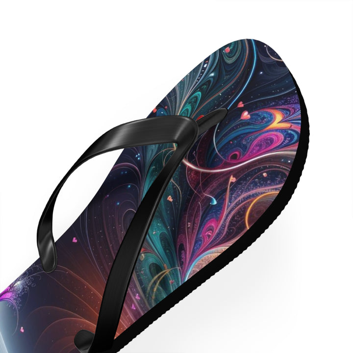 Cosmic Meditation Harmony - Flip Flops - Shoes - g(0D·IO) - XL - Black sole -