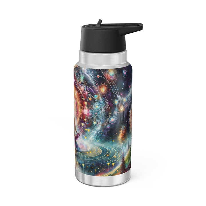 Cosmic Meditation Harmony - Gator Tumbler 32oz - Mug - g(0D·IO) - Silver - 32oz -