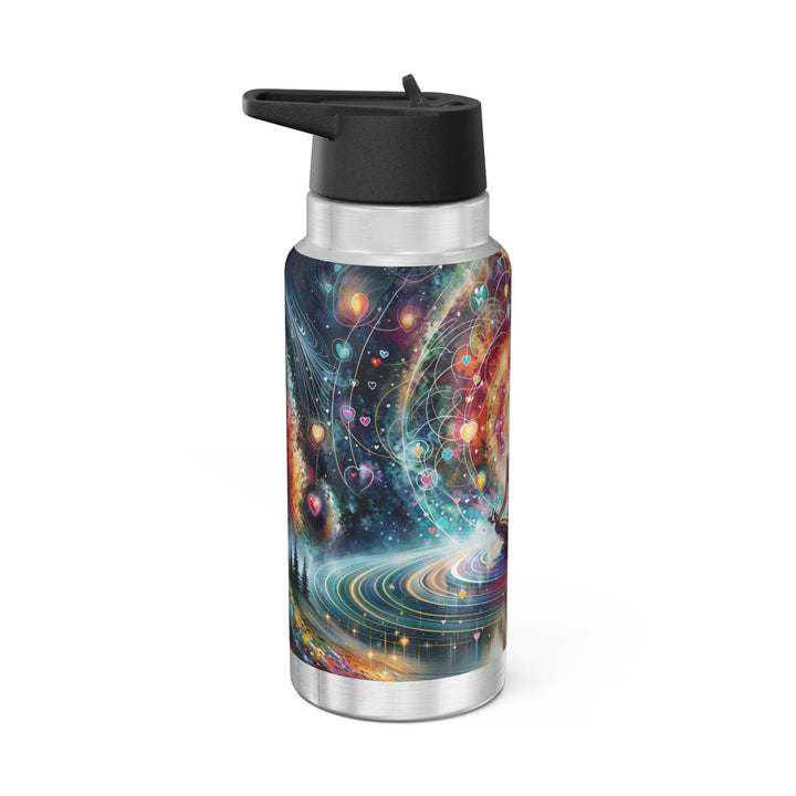 Cosmic Meditation Harmony - Gator Tumbler 32oz - Mug - g(0D·IO) - Silver - 32oz -