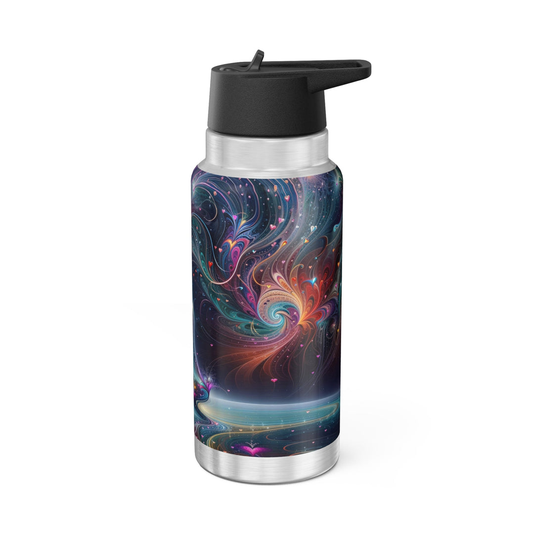 Cosmic Meditation Harmony - Gator Tumbler 32oz - Mug - g(0D·IO) - Silver - 32oz -