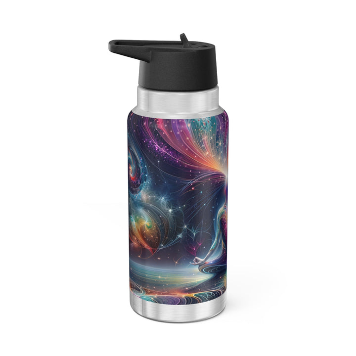 Cosmic Meditation Harmony - Gator Tumbler 32oz - Mug - g(0D·IO) - Silver - 32oz -