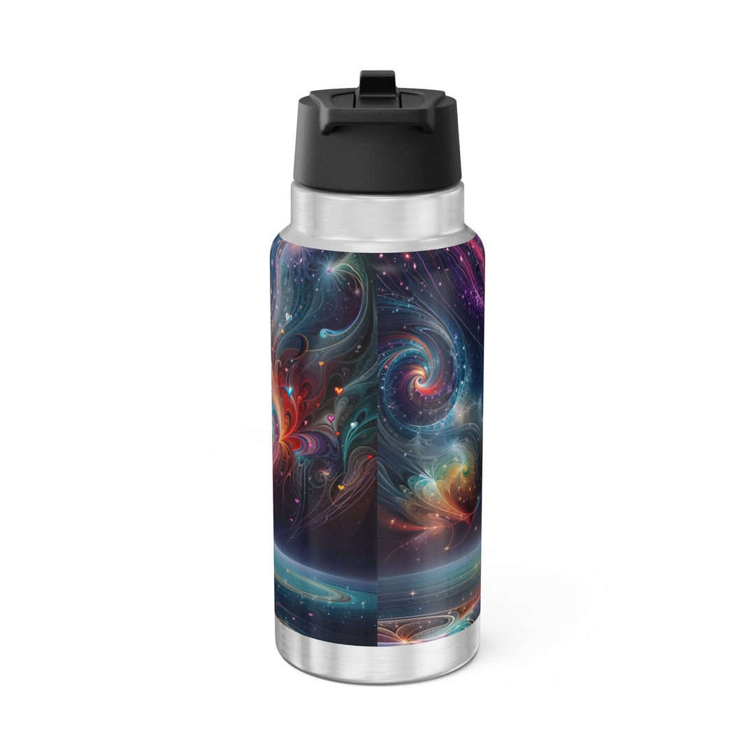 Cosmic Meditation Harmony - Gator Tumbler 32oz - Mug - g(0D·IO) - Silver - 32oz -