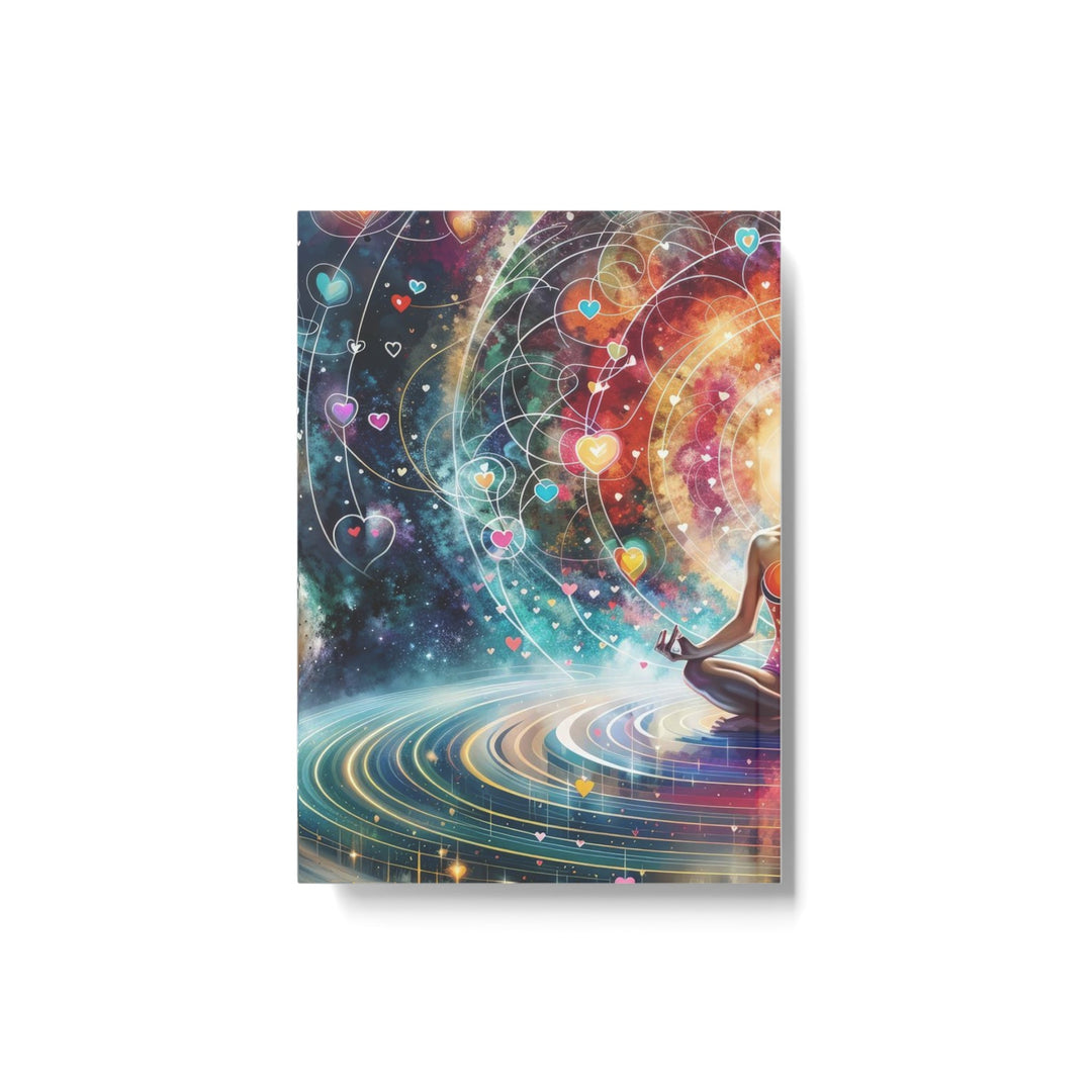 Cosmic Meditation Harmony - Hard Backed Journal - Paper products - g(0D·IO) - Graph - A5 - White