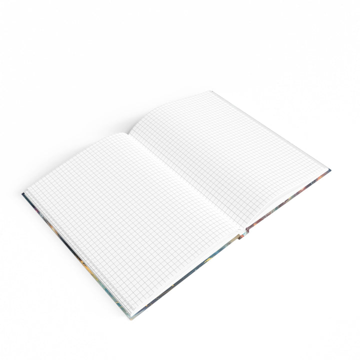 Cosmic Meditation Harmony - Hard Backed Journal - Paper products - g(0D·IO) - Graph - A5 - White