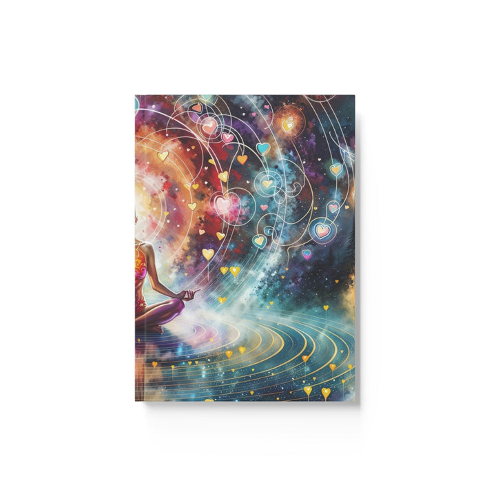 Cosmic Meditation Harmony - Hard Backed Journal - Paper products - g(0D·IO) - Graph - A5 - White