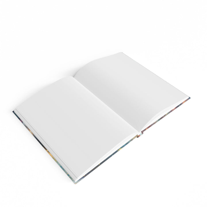 Cosmic Meditation Harmony - Hard Backed Journal - Paper products - g(0D·IO) - Graph - A5 - White