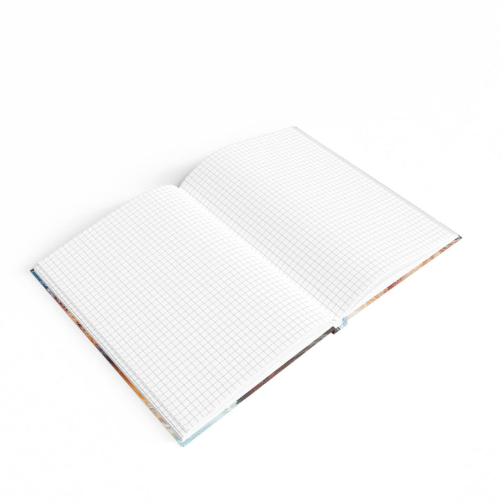 Cosmic Meditation Harmony - Hard Backed Journal - Paper products - g(0D·IO) - Graph - A5 - White