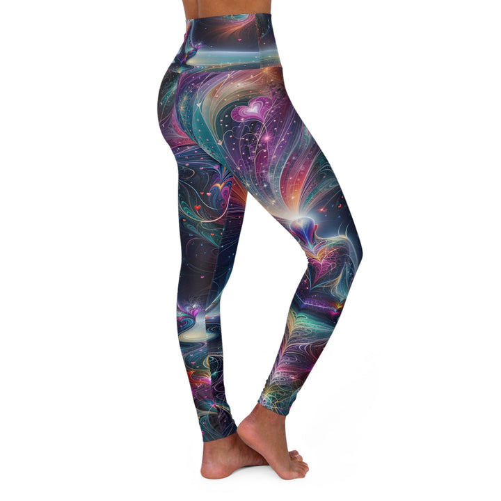 Cosmic Meditation Harmony - High Waisted AOP Yoga Leggings - All Over Prints - g(0D·IO) - XS - -