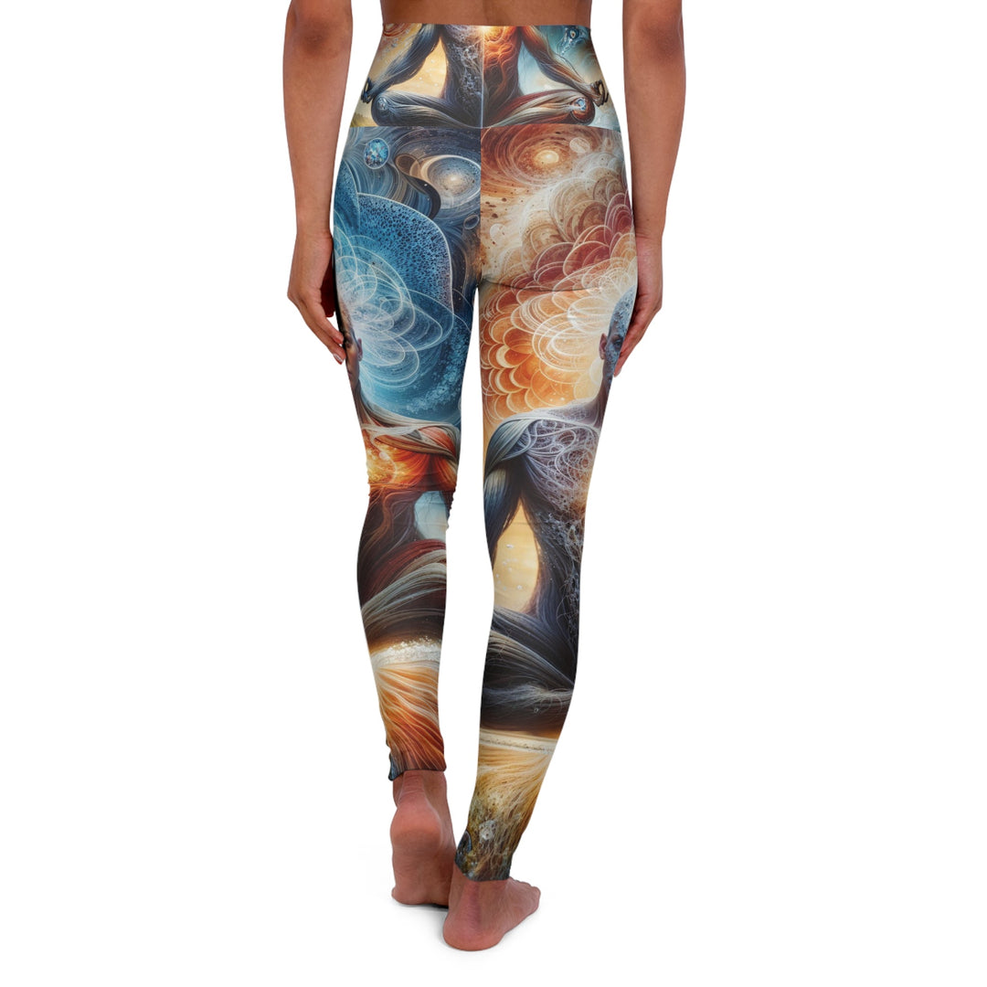 Cosmic Meditation Harmony - High Waisted AOP Yoga Leggings - All Over Prints - g(0D·IO) - XS - -