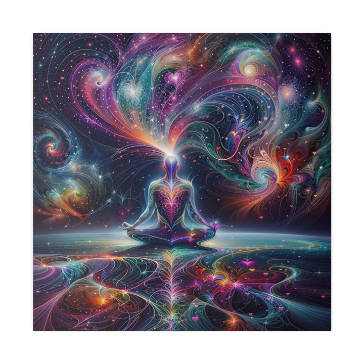 Cosmic Meditation Harmony - Matte Canvas - Canvas - g(0D·IO) - 32" x 32" (Square) - 0.75'' -