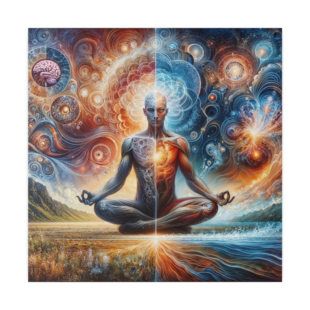 Cosmic Meditation Harmony - Matte Canvas - Canvas - g(0D·IO) - 32" x 32" (Square) - 0.75'' -