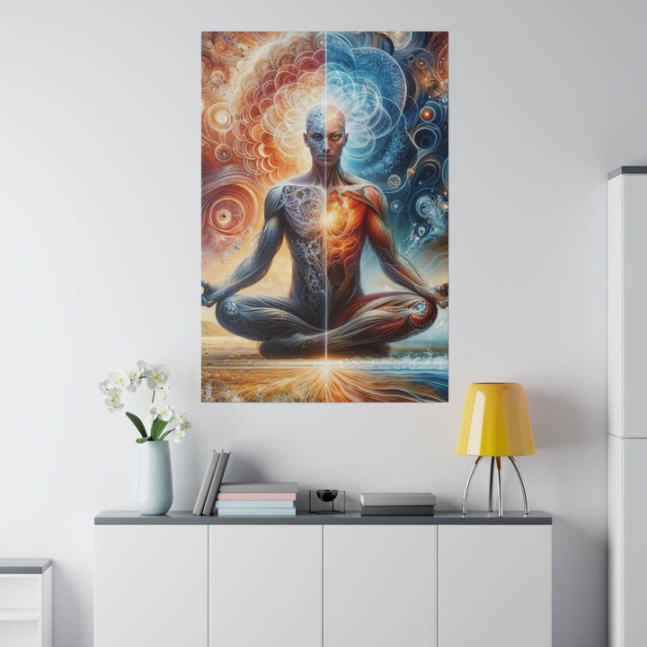 Cosmic Meditation Harmony - Matte Canvas - Canvas - g(0D·IO) - 32" x 32" (Square) - 0.75'' -