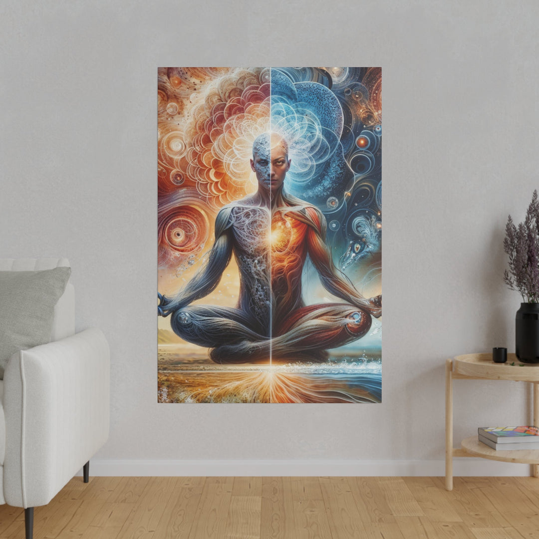 Cosmic Meditation Harmony - Matte Canvas - Canvas - g(0D·IO) - 32" x 32" (Square) - 0.75'' -