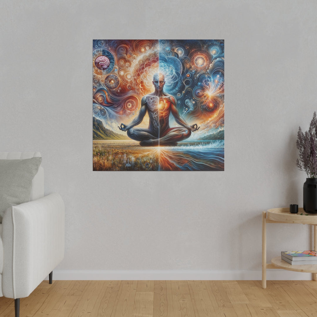 Cosmic Meditation Harmony - Matte Canvas - Canvas - g(0D·IO) - 32" x 32" (Square) - 0.75'' -