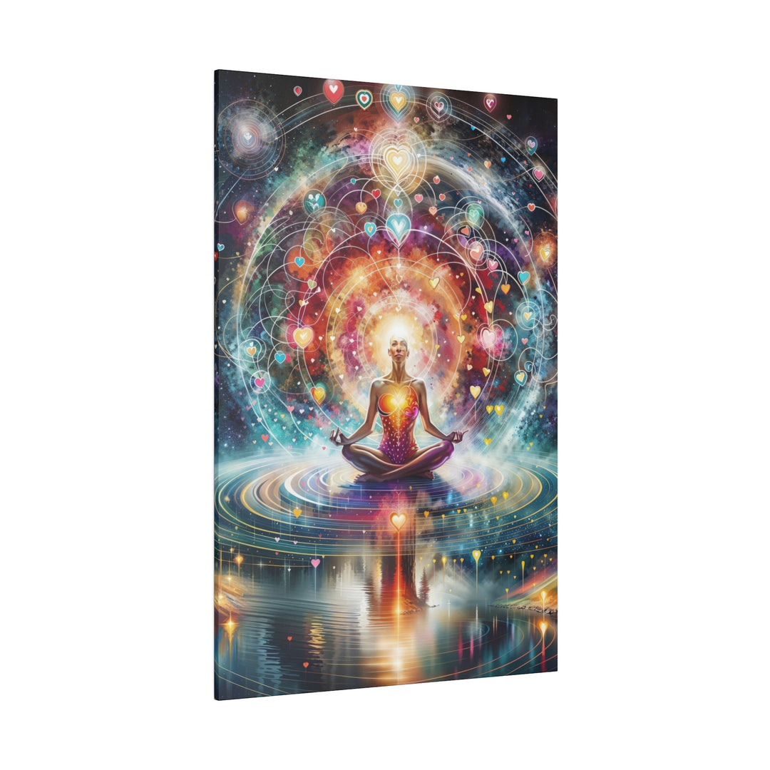 Cosmic Meditation Harmony - Matte Canvas - Canvas - g(0D·IO) - 32" x 32" (Square) - 0.75'' -